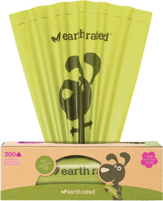 Earth Rated - Poepzakjes met lavendelgeur - Tissue Box 300 stuks