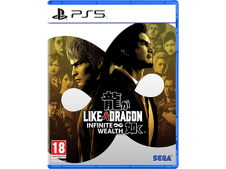 Sega Like A Dragon: Infinite Wealth - PS5 - Standard Edition - Blu-ray