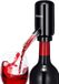 Sans marque Carafe à vin, Aérateur et verseur de vin One-Touch, Pompe à vin électrique intelligente, Distributeur de vin, Noir/Transparent, Plastique, 1L