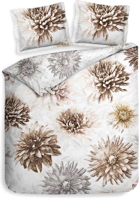 Heckett & Lane Dairis Dekbedovertrek - Naturel - 200x200/220 cm