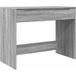 Bureau Table De Travail Table D'Écriture Gris Sonoma 100 X 50 X 78 Cm Bois D’ingénierie
