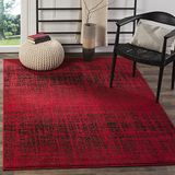 Safavieh Adirondack Collection ADR116A Silver and Black Modern Abstract Area Rug (5'1" x 7'6")