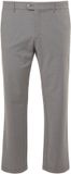 JP 1880 Heren Zakelijke broek business FLEXNAMIC® Buik-Fit instapband Grijs Maat 56