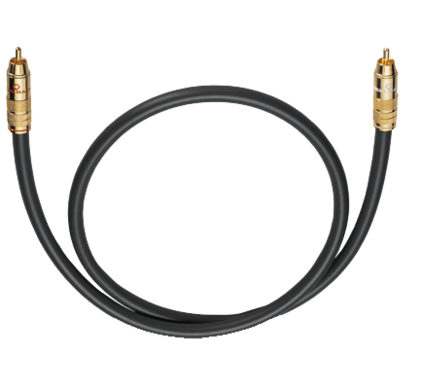 Oehlbach Subwooferkabel 1 m Grijs