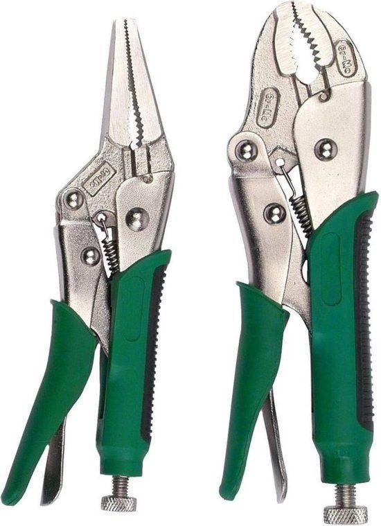 Mannesmann griptangenset - 2-delig - Green Line - Molybdeen staal - 1 jaar garantie
