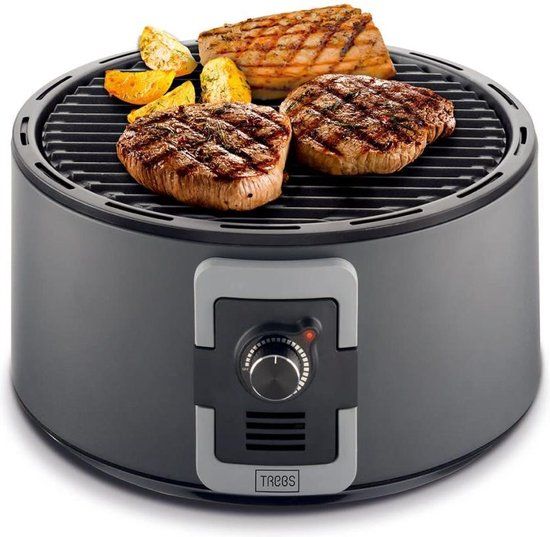 Trebs 99335 Houtskoolbarbecue - Zwart - 35 cm