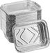 Merkloos Relaxdays aluminium bakjes bbq - set van 50 - 18,5 x 13 cm
