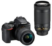 Nikon D5600 + AF-P DX 18-55mm + AF-P DX 70-300mm SLR camerakit