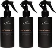 Claudius Cosmetics B.V. Claudius Cosmetics Roomspray White Lotus 300 ml - Set van 3