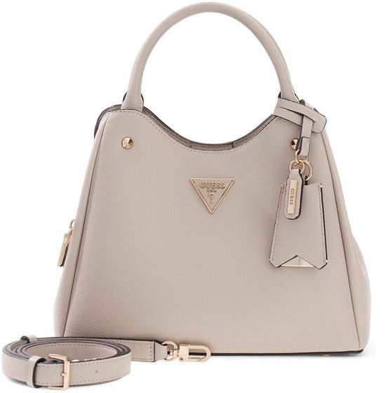 GUESS Handtas Schoudertas Meridian II Girlfriend Carryall Bag Light Taupe