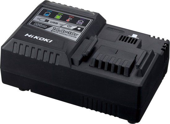 HiKOKI UC18YSL3W0Z 14.4V / 18V Li-Ion Accu Snellader met USB Laadpoort