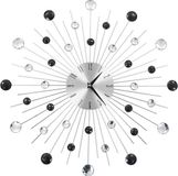 vidaXL Wandklok met quartz-mechanisme 50 cm modern ontwerp