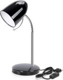 Aigostar Bureaulamp - H280mm - E27 Fitting - Verstelbaar - Tafellamp - Zwart