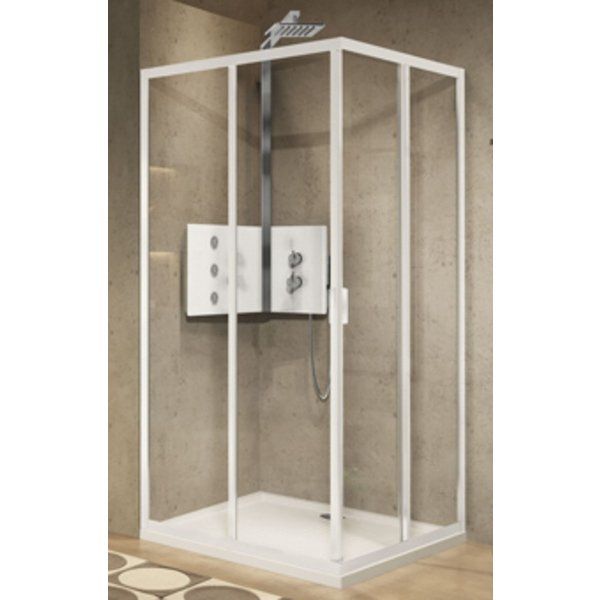 Novellini Lunes 2.0 Hoekinstap 117 Ver.117-120Cm Helder Glas Matchroom
