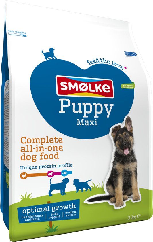 Smølke Puppy maxi - 3kg - Hondenvoer