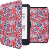imoshion Ploonk B.V. Ereader Hoes - Geschikt voor Kobo Clara 2E/Tolino Shine 4 - Flower Watercolor