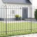 vidaXL Tuinhek BOXTEL, 7 stuks, 11,9 x 1,5 m, staal met poedercoating