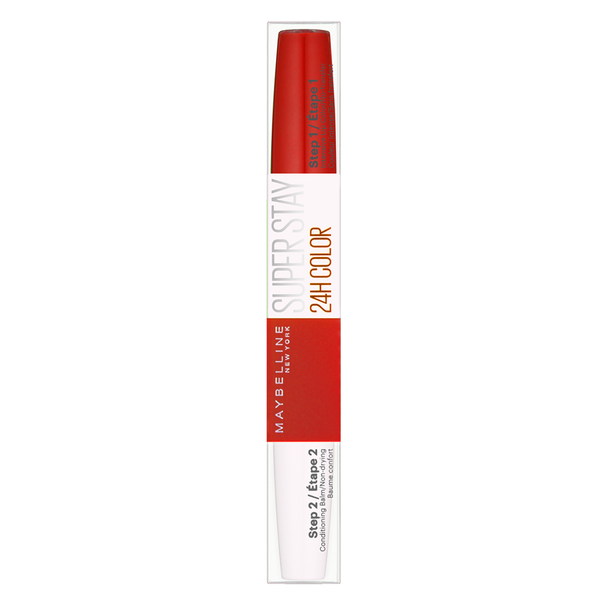 Maybelline SuperStay 24H Lipstick - 542 Cherry Pie - Rood - Langhoudende Glanzende Lippenstift - 9 ml