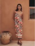 Next - Dames - Halflange petite zomerslipdress - Petite - Rood