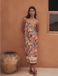 Next - Dames - Halflange petite zomerslipdress - Petite - Rood