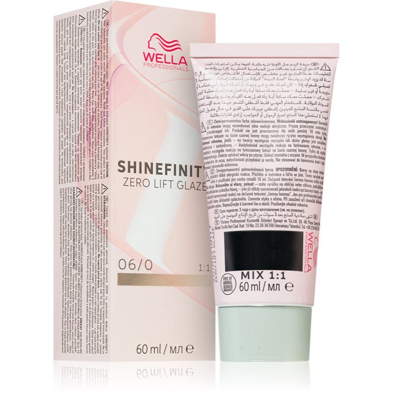 Wella Professionals Wella Shinefinity Zero Lift Glaze 60ml 06/0
