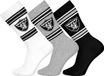 NFL LAS VEGAS RAIDERS Crew Socks - 3-pack - Wit/Grijs/Zwart - Maat 39/42