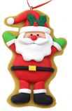 Creation Kersthanger - kerstman - kunststof - 11 cm - kerstversiering ornamenten