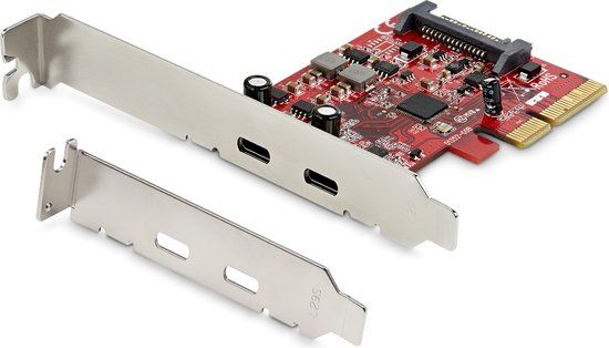 StarTech.com 2-poorts PCIe USB 3.1 kaart - 2x USB-C - USB 3.2 Gen 2 - tot 10 Gbps