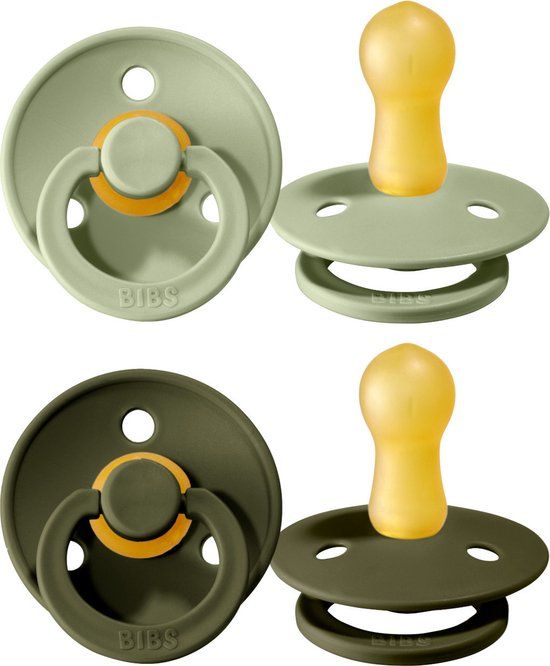 BIBS Fopspeen - Sage/Hunter Green - 2 stuks - Stage 2 - 6-12 maanden