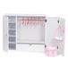Our Generation Poppenaccessoires van 18 inch - slaapkamerkastset - poppenhuismeubels - doe alsof je 3+ jaar speelt - houten kledingkast