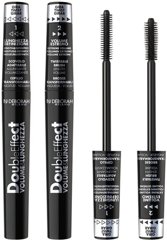 Deborah Milano Double Effect Mascara Black