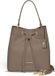 Lazarotti Leren Schoudertas Bologna Leather Bucket Bag Taupe