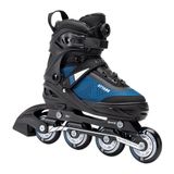 ATTABO Stormglider 2 Inlineskates voor kinderen, verstelbaar, blauw, softboot met Coolmax, Fitgo-systeem, ABEC-7, vrijetijdsroller voor jongens (39-42)