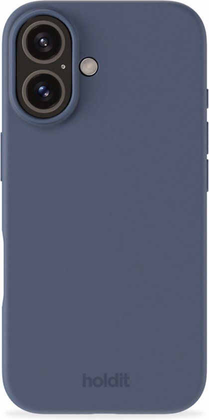 Holdit Silicone Case geschikt voor Apple iPhone 16 - Pacific Blue