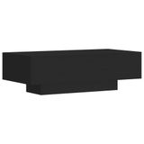 VidaXL Table basse 100x49,5x31 cm bois traité noir
