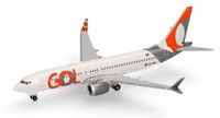 Herpa GOL Linhas Aéreas Boeing 737 Max 8 - PR-XMX, miniatuur op schaal 1:500, verzamelstuk, vliegtuigmodel zonder sokkel, metaal