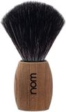 nom MÜHLE Nom - Scheerkwast - OLE21PS - Black Fibre® - Bruin Essenhout