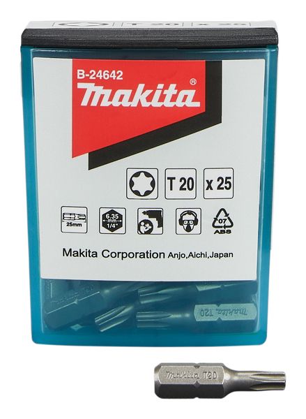 Makita B-24642 Schroefbit - T20x25mm (25 stuks)
