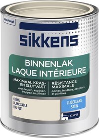 Sikkens Binnenlak - Zijdeglans - RAL 9001 - 0.75L