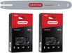 Oregon VersaCut lame de scie + 2x chaîne de scie 35 cm 3/8" LP 1,3 mm 50 TG