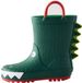 Bottes de pluie vert / vert foncé / rouge / blanc