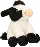 Ravensden Pluche Knuffel koe zittend - 15 cm