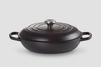 Le Creuset Braadpan Signature - Campagnard - Mat Zwart - ø 30 cm / 3.5 liter