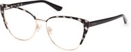 Guess GU50121 Matte black Cat Eye Vrouwen Brilmonturen