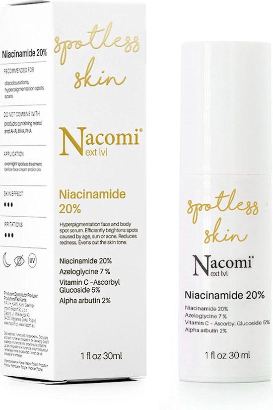 Nacomi NXT Serum Met Niacynamide 20% 30ml.