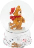Atmosphera JJA SAS Sneeuwbal, skiende teddybeer, Ø 8 cm, meerkleurig