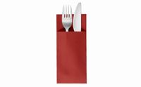 VelaHub Soft Point 50 Bestekservetten, hoogwaardig, wegwerpservetten, 32 x 38 cm, bordeauxrood