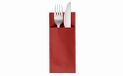 VelaHub Soft Point 50 Bestekservetten, hoogwaardig, wegwerpservetten, 32 x 38 cm, bordeauxrood