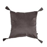 Chic Home Velvet kussensloop CRISTIANO 45x45 cm steen beige