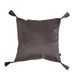Chic Home Velvet kussensloop CRISTIANO 45x45 cm steen beige